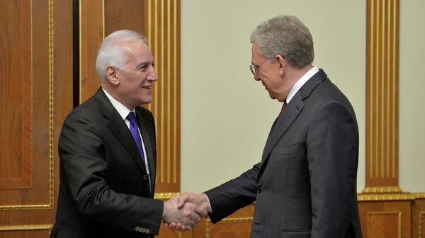 ՀՀ նախագահ Վահագն Խաչատուրյանն ընդունել է ՌԴ հաշվիչ պալատի նախագահ Ալեքսեյ Կուդրինին - Sputnik Արմենիա