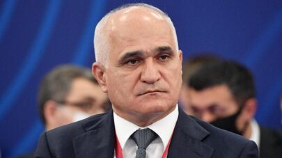 Заместитель премьер-министра Азербайджана Шахин Мустафаев на пленарной сессии "Евразийское региональное сотрудничество в постковидную эпоху" (3 июня 2021). Санкт-Петербург