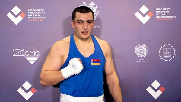 Нарек Манасян на Чемпионате Европы по боксу в Ереване - Sputnik Արմենիա