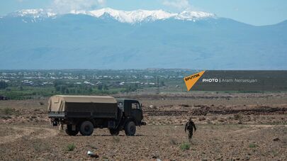 Подразделения ракетно-артиллерийских войск армянской армии проводят учения на одном из полигонов республики