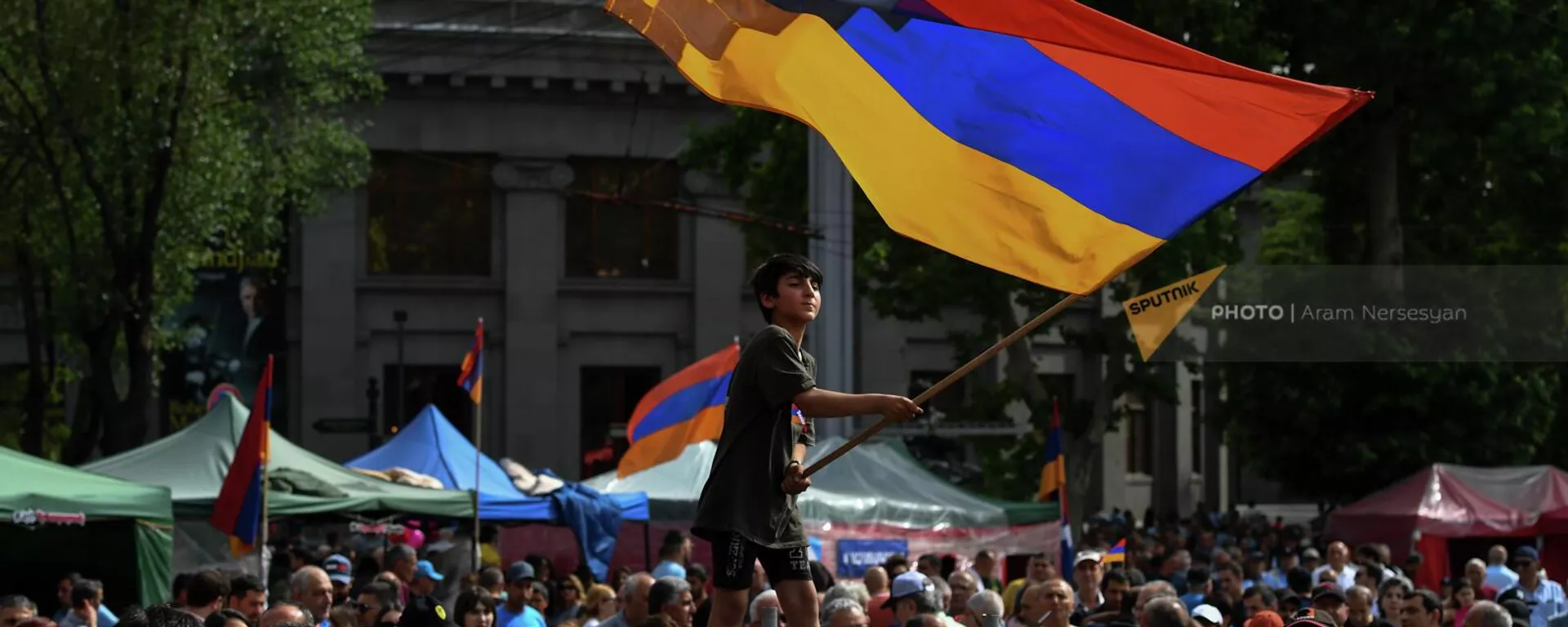 Митинг оппозиции на площади Франции (3 июня 2022). Еревaн - Sputnik Армения, 1920, 11.06.2022