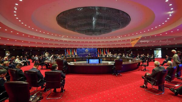 Заседание Совета Парламентской Ассамблеи ОДКБ (6 июня 2022). Еревaн - Sputnik Армения