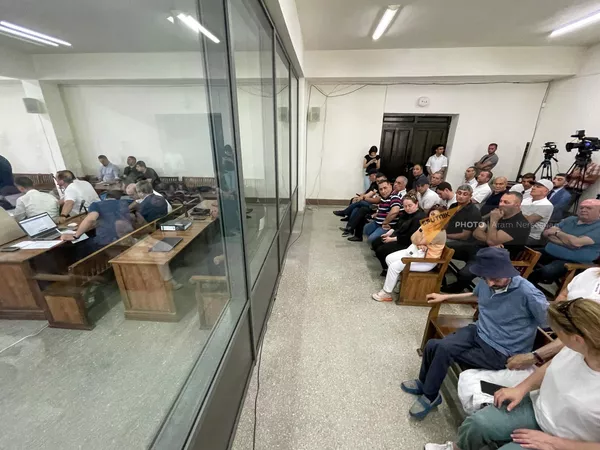 Судебное заседание по делу экс-министра обороны Давида Тонояна (6 июня 2022). Еревaн - Sputnik Армения