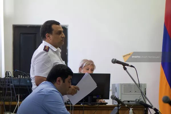 Судебное заседание по делу экс-министра обороны Давида Тонояна (6 июня 2022). Еревaн - Sputnik Армения