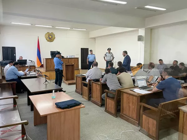Судебное заседание по делу экс-министра обороны Давида Тонояна (6 июня 2022). Еревaн - Sputnik Армения