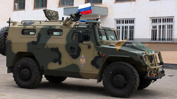 Мегринский пограничный отряд Пограничного управления ФСБ России в Армении отмечает 67-ю годовщину образования - Sputnik Արմենիա