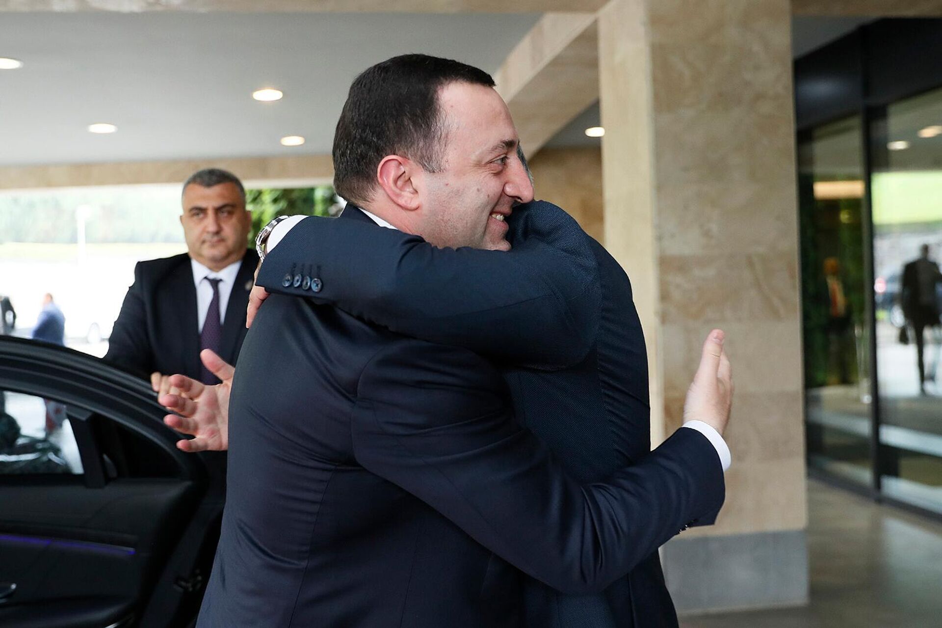 Встреча премьер-министров Армении и Грузии Никола Пашиняна и Ираклия Гарибашвили (18 июня 2022). Дилижан - Sputnik Արմենիա, 1920, 18.06.2022