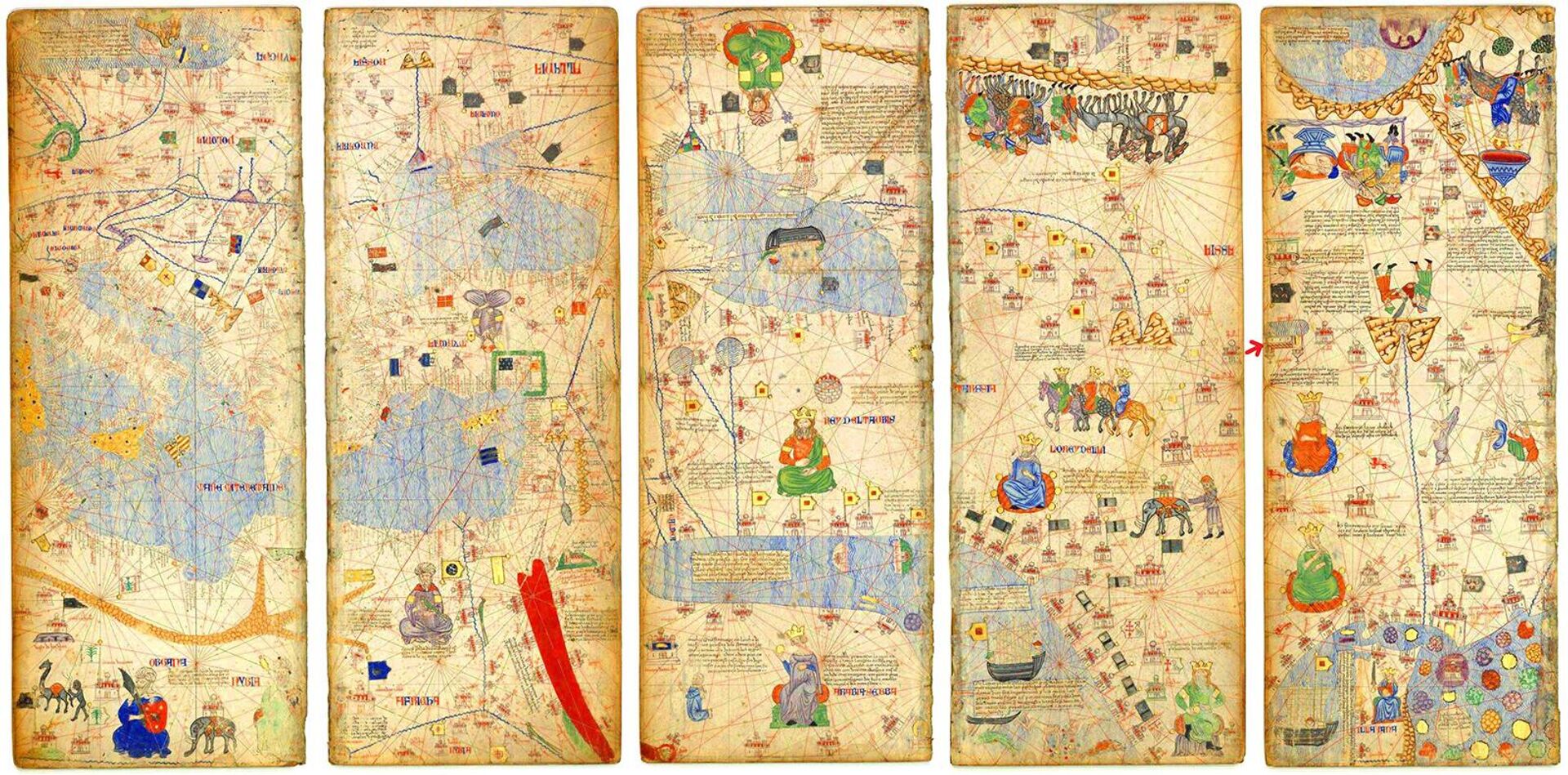 Легенда о затонувшем в Иссык-Куле армянском монастыре основывается на так называемой каталонской карте мира - Sputnik Армения, 1920, 22.06.2022