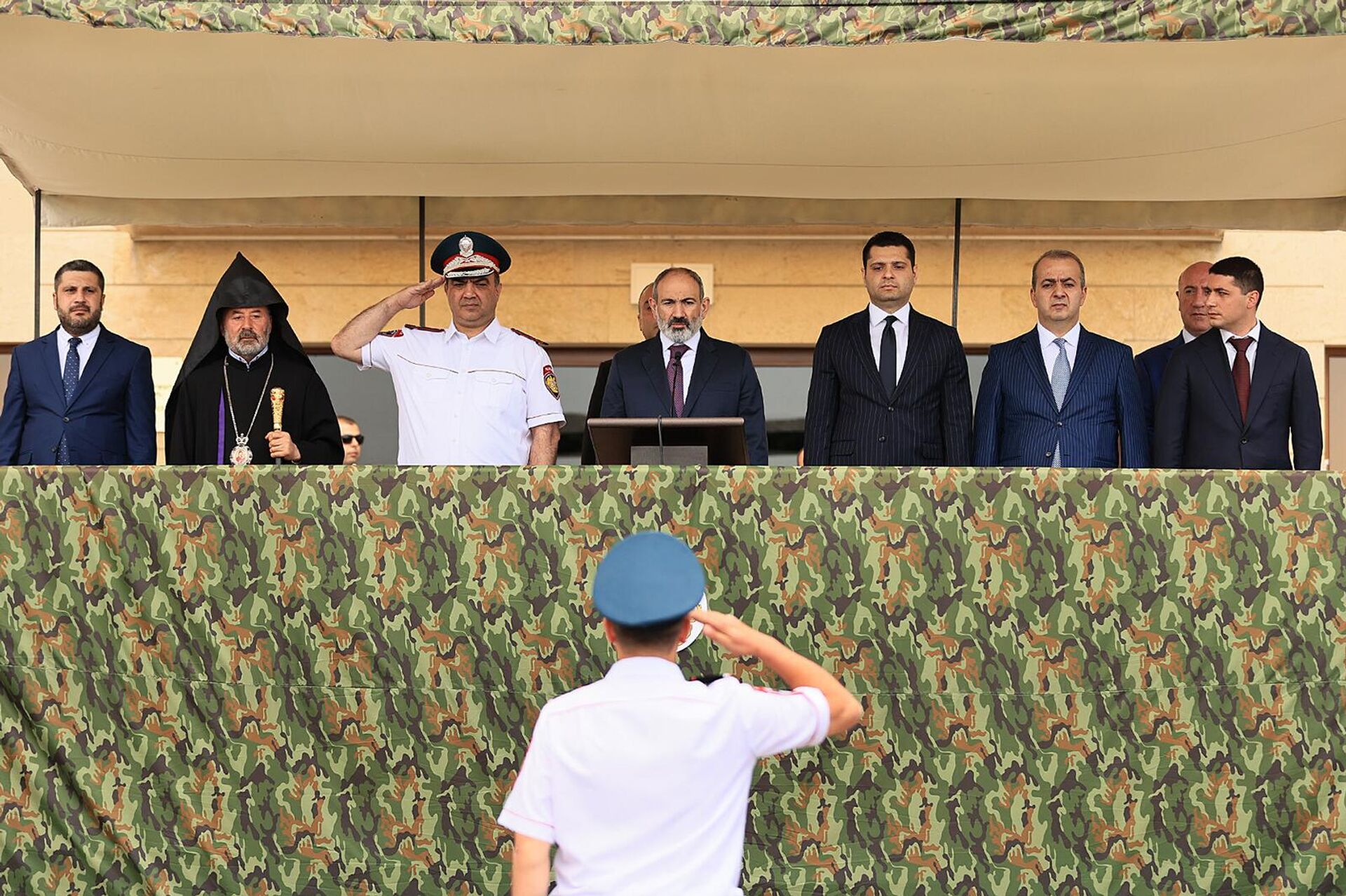 Премьер-министр Никол Пашинян посетил Главное управление войск полиции по случаю 30-летия формирования войск полиции (24 июня 2022). Еревaн - Sputnik Армения, 1920, 24.06.2022