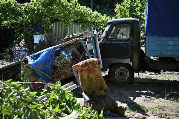 Последствия наводнения в селе Зубова Щель - Sputnik Армения
