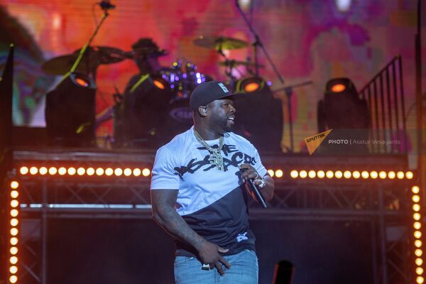 Концерт американского репера 50 Cent на стадионе Раздан - Sputnik Армения