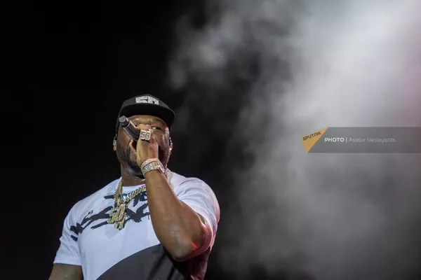 Концерт американского репера 50 Cent на стадионе Раздан - Sputnik Армения