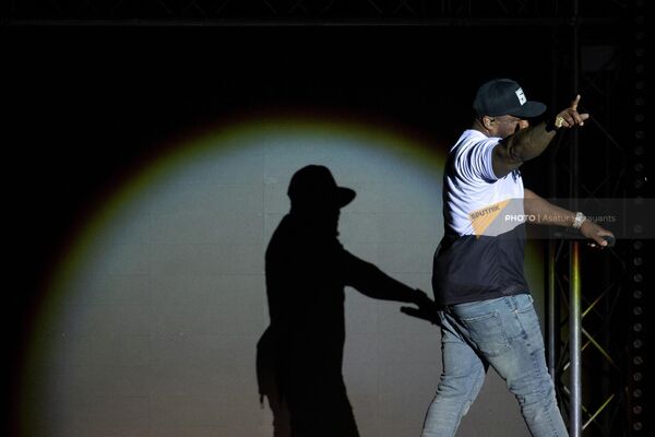 Ամերիկացի ռեփեր 50 Cent-ի երևանյան համերգը «Հրազդան» մարզադաշտում - Sputnik Արմենիա