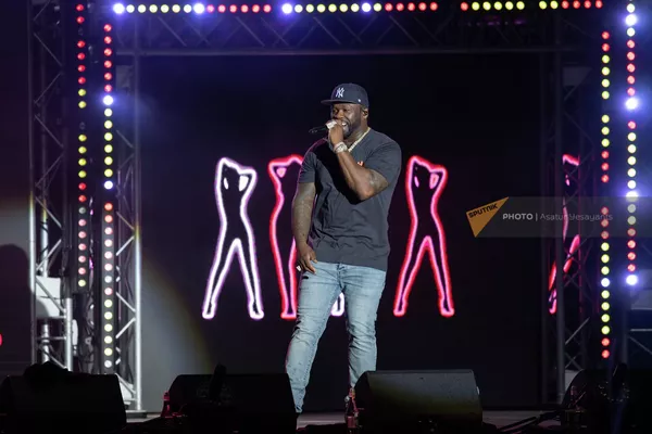 Концерт американского репера 50 Cent на стадионе Раздан - Sputnik Армения