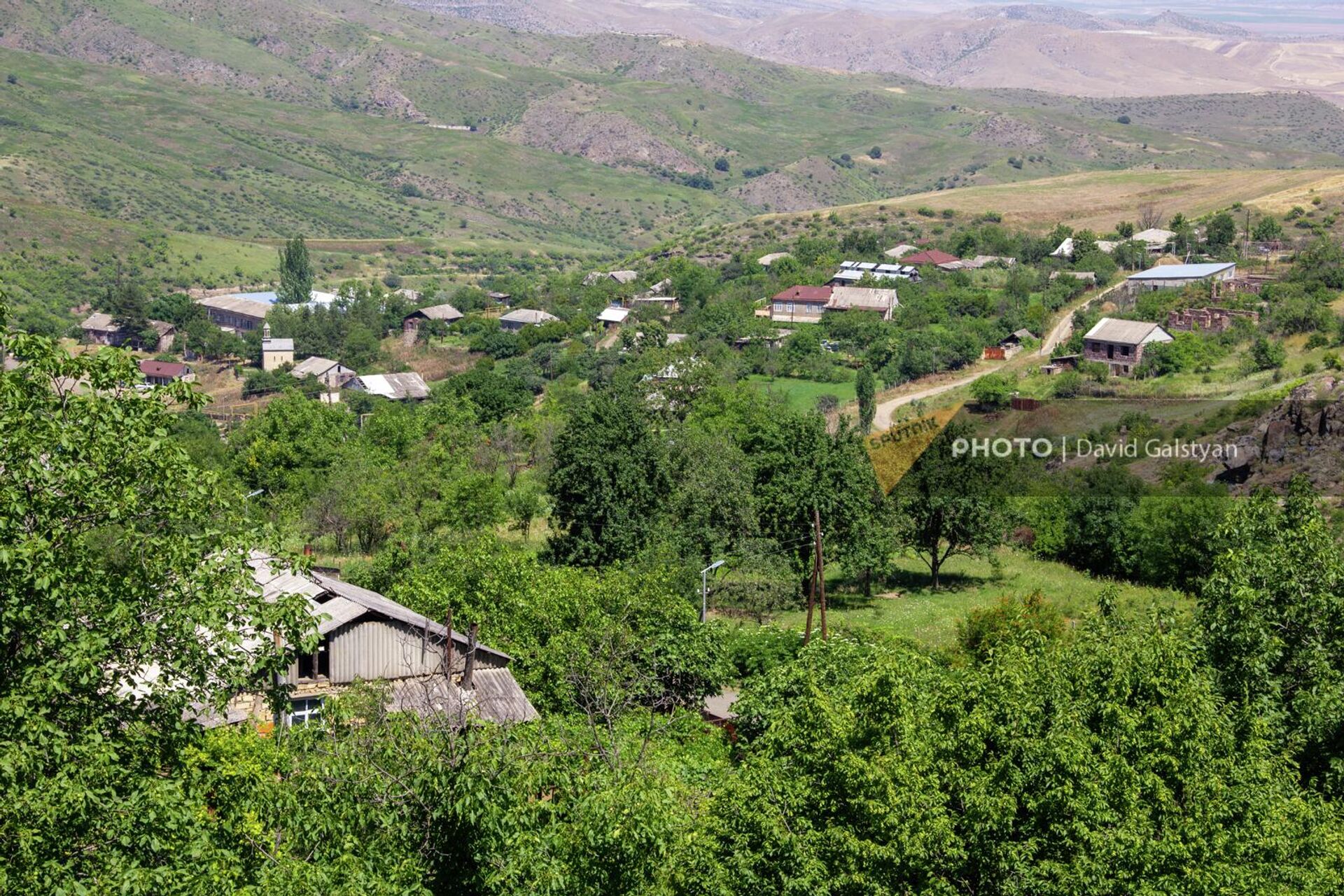 Вид на село Барекамаван, Тавушская область - Sputnik Արմենիա, 1920, 06.07.2022