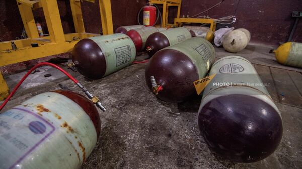 Автомобильные газовые баллоны - Sputnik Армения