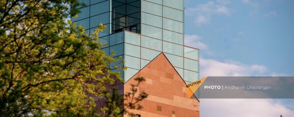 Башня мэрии Еревана на закате - Sputnik Армения