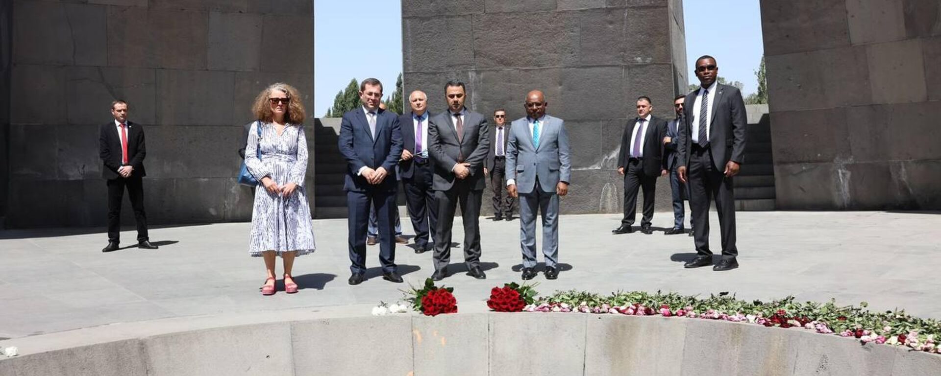 ՄԱԿ Գլխավոր ասամբլեայի նախագահն այցելել է Հայոց ցեղասպանության հուշահամալիր - Sputnik Արմենիա, 1920, 27.07.2022