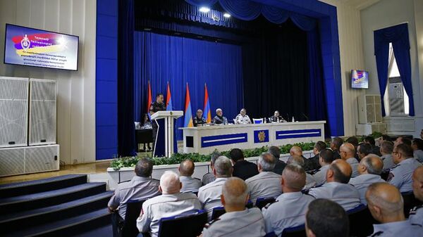 Заседание коллегии полиции Армении (29 июля 2022). Еревaн - Sputnik Армения