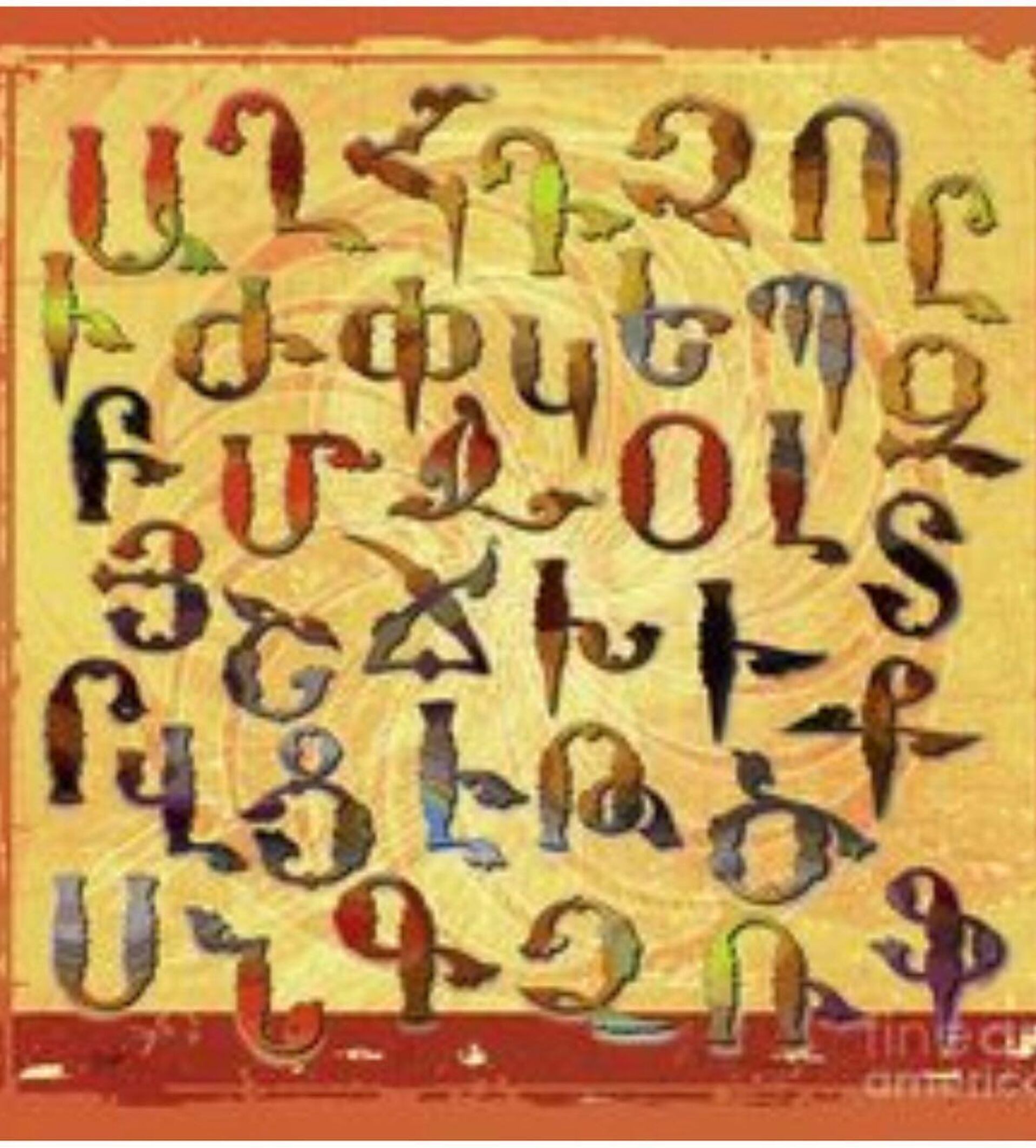 Платок Жанны Левиной-Мартиросян с буквами армянского алфавита - Sputnik Армения, 1920, 30.07.2022