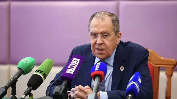Министр иностранных дел РФ Сергей Лавров на пресс-конференции (5 августа 2022). Камбоджа - Sputnik Армения