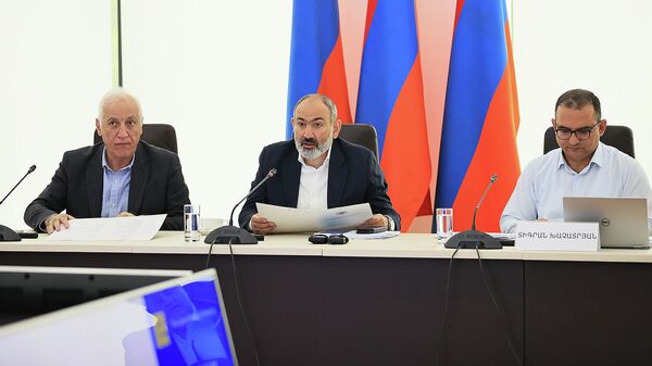 Заседание совета по экономической политике при премьер-министре в Дилижанском учебно-исследовательском центре ЦБ (6 августа 2022). Дилижан - Sputnik Армения