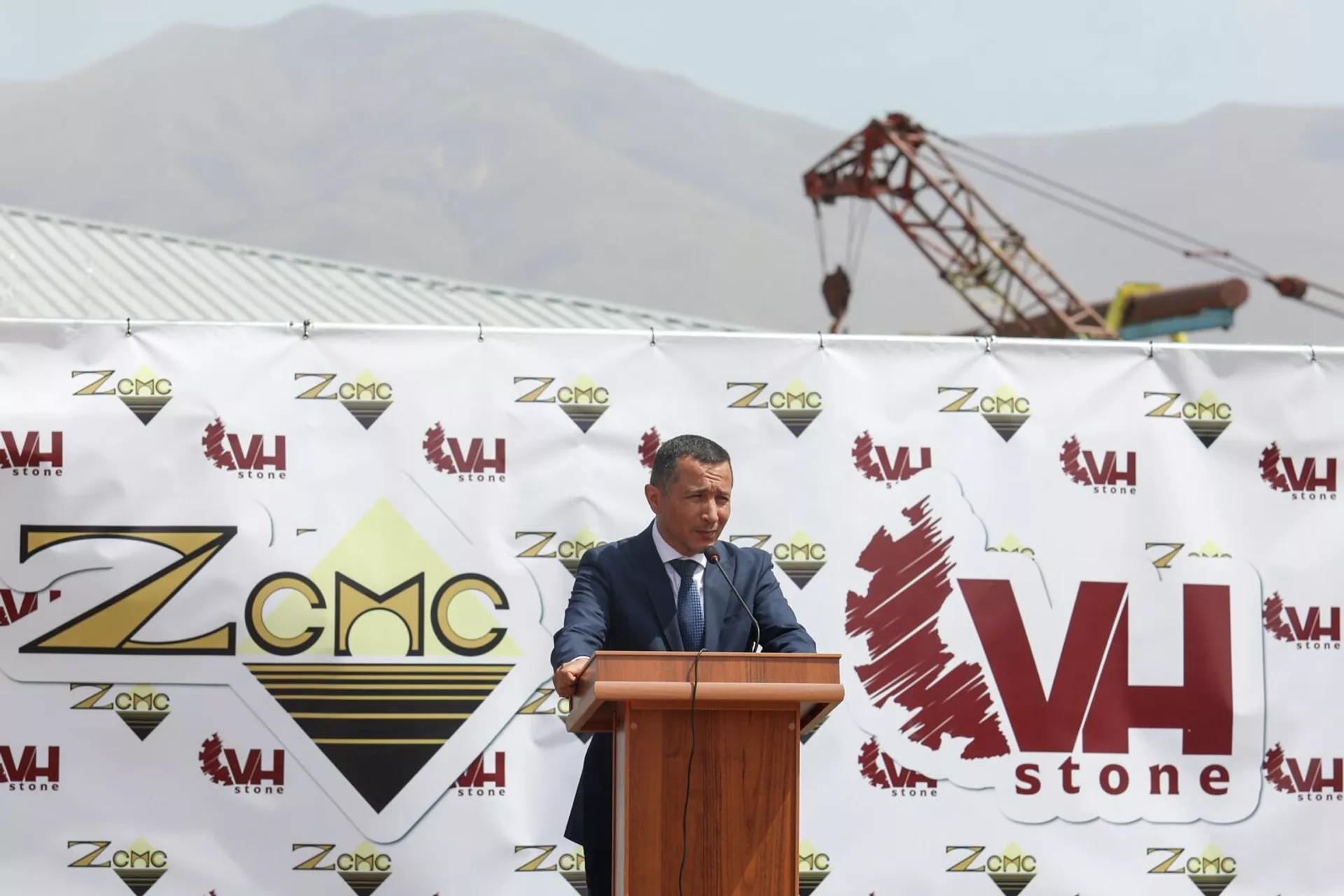 Церемония перезапуска Сисианской компании VH Stone (24 августа 2022). Сюник - Sputnik Армения, 1920, 24.08.2022