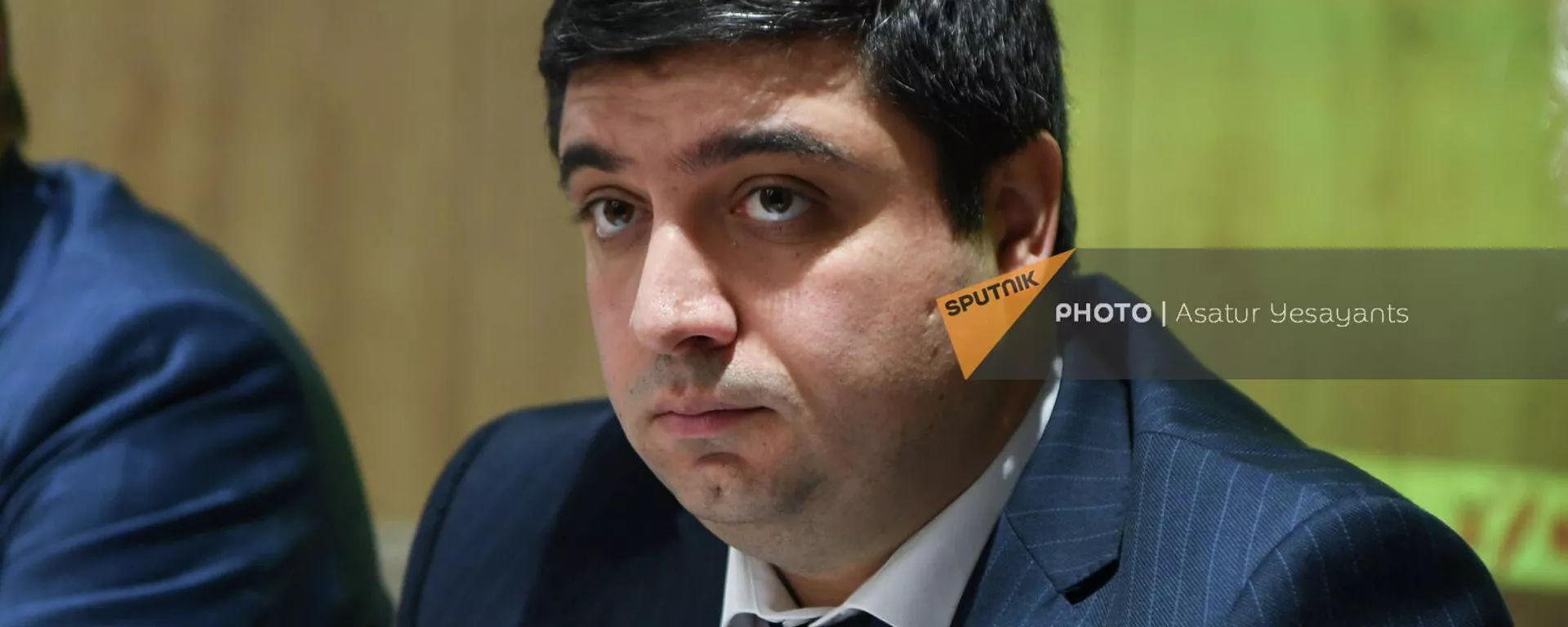 Руководитель Постоянной комиссии по региональным вопросам и вопросам Евразийской интеграции НС Вагаршак Акопян на бизнес-форуме (24 августа 2022). Еревaн - Sputnik Армения, 1920, 11.03.2024