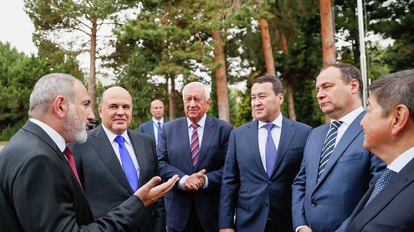 Премьер-министр Никол Пашинян принял участие в заседании Евразийского межправительственного совета в узком составе (25 августа 2022). Чолпон-Ата - Sputnik Армения