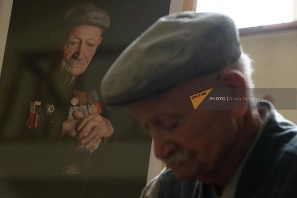 Հայրենական պատերազմի վետերանները «Մեծ հաղթանակի դեմքերը» միջոցառման ժամանակ - Sputnik Արմենիա