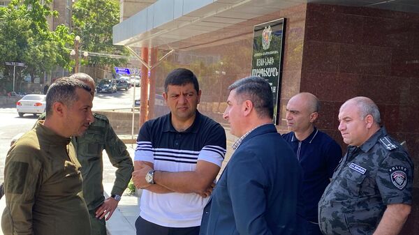 Министр территориального управления и инфраструктуры Гнел Саносян посетил Гегаркуникскую, Сюникскую и Вайоцдзорскую области - Sputnik Армения