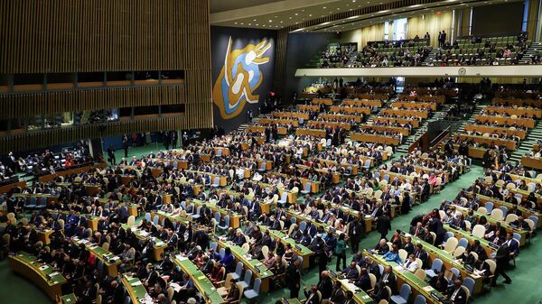 Глава МИД Арарат Мирзоян принимает участие в 77-й сессии Генеральной Ассамблеи ООН (20 сентября 2022). Нью-Йорк - Sputnik Արմենիա