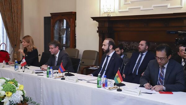 Министр иностранных дел РА Арарат Мирзоян принял участие в министерской встрече Форума древних цивилизаций (22 сентября 2022). Нью-Йорк - Sputnik Армения