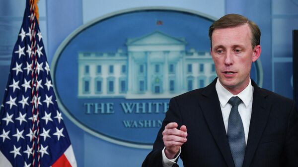 Советник президента США по национальной безопасности Джейк Салливан выступает на брифинге для прессы в Белом доме (11 июля 2022). Вашингтон - Sputnik Армения