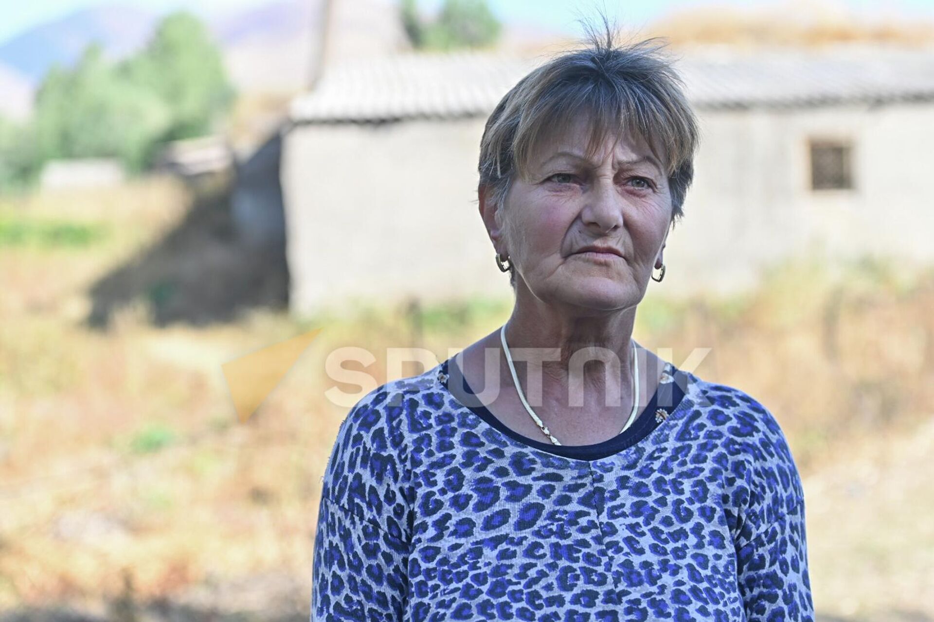Вардуи, жительница одного из пострадавших от азербайджанской агрессии населенных пунктов (29 сентября 2022). Гегаркуник - Sputnik Армения, 1920, 29.09.2022