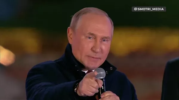 Мы стали сильнее потому что мы вместе, за нами правда, а в правде сила — Путин - Sputnik Армения