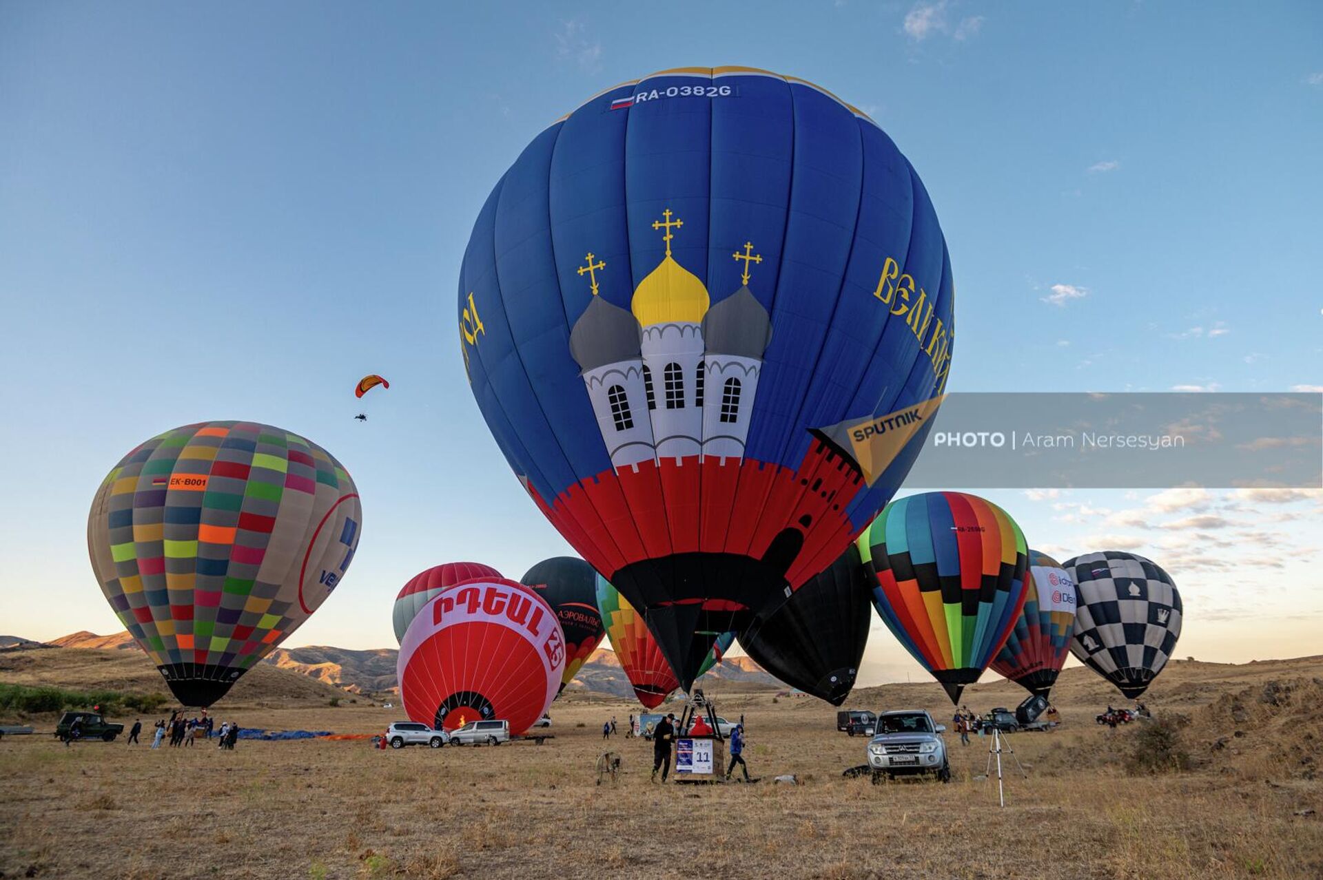 Международный фестиваль воздушных шаров в Армении стартовал с Гарни - Sputnik Արմենիա, 1920, 12.10.2022