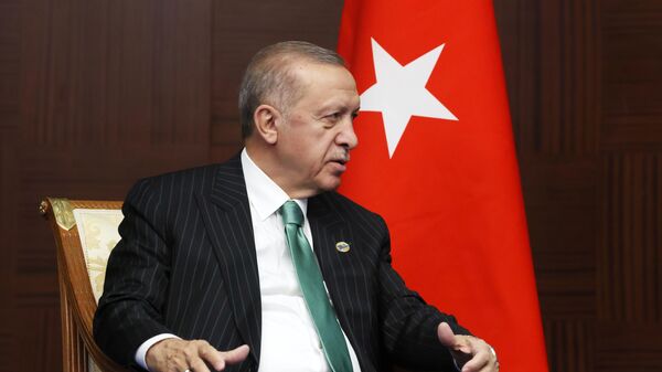 Президент Турции Реджеп Тайип Эрдоган  - Sputnik Армения