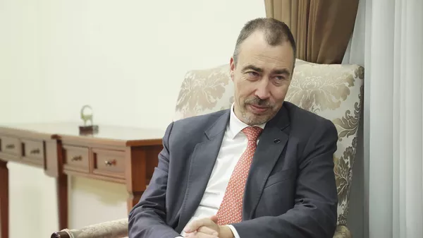 Министр иностранных дел Арарат Мирзоян принял специального представителя ЕС по кризису на Южном Кавказе и в Грузии Тойво Клаара (28 октября 2022). Еревaн - Sputnik Армения