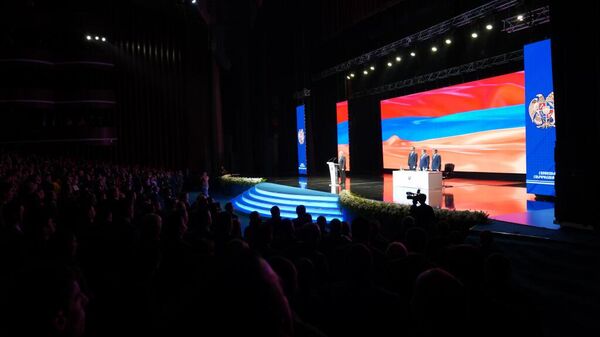 VI съезд партии Гражданский договор (29 октября 2022). Еревaн - Sputnik Армения