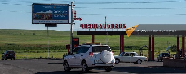 Автозаправочная станция в Арагацотне - Sputnik Армения