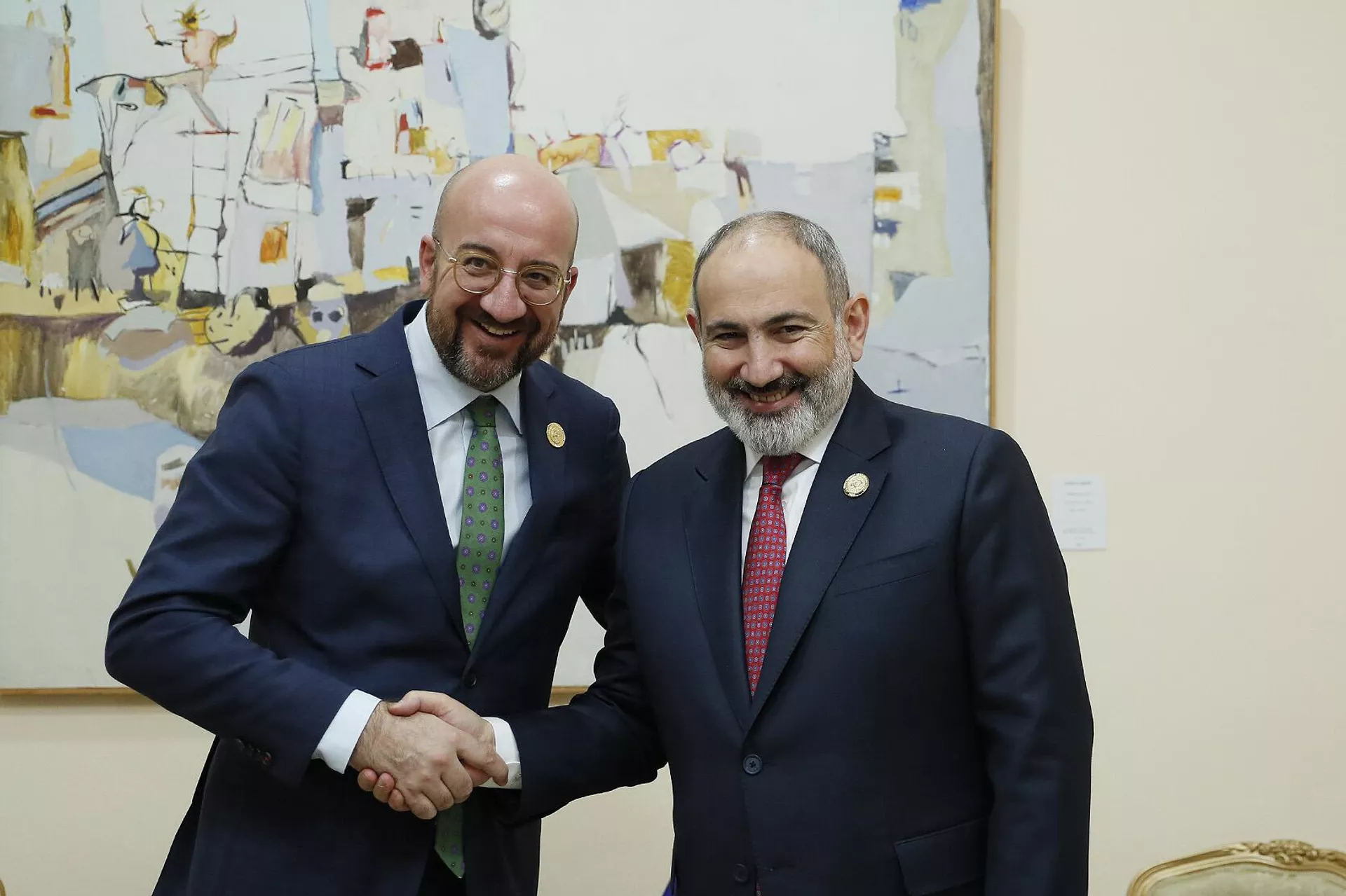 Премьер-министр Никол Пашинян встретился с председателем Европейского совета Шарлем Мишелем (19 ноября 2022). Джерба - Sputnik Армения, 1920, 19.11.2022