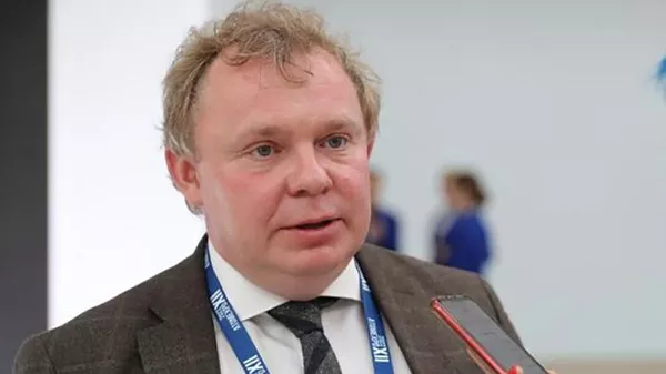 Генеральный директор компании Русатом Сервис Евгений Сальков на международной форум-выставке атомных технологий Атомэкспо-2022 (21 ноября 2022). Сочи - Sputnik Армения