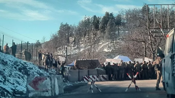 Перекрытая дорога в Карабахе - Sputnik Армения