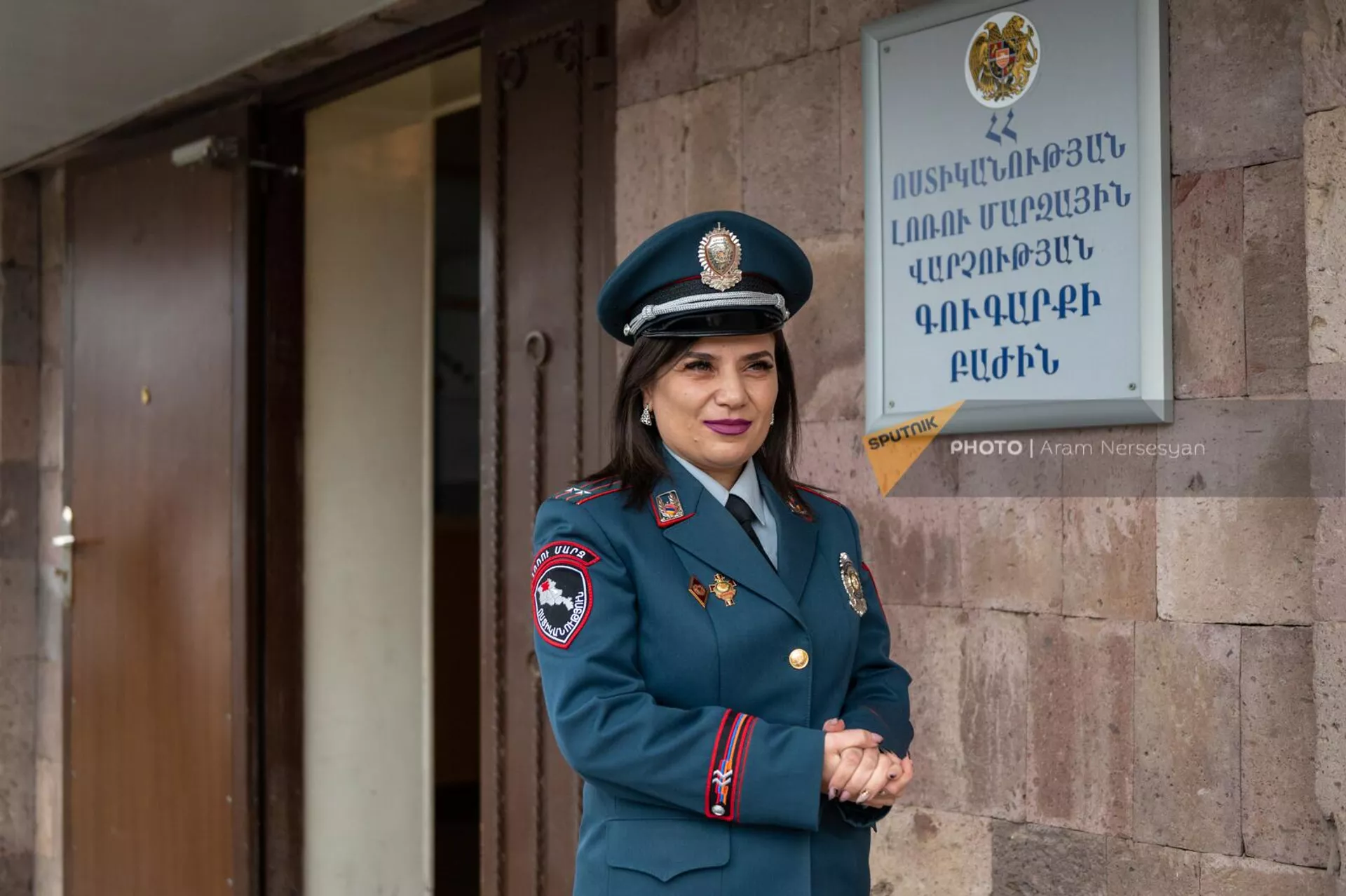 Первая женщина-шеф полиции подполковник Мелине Егшатян Первая женщина-шеф полиции подполковник Мелине Егшатян - Sputnik Армения, 1920, 22.12.2022