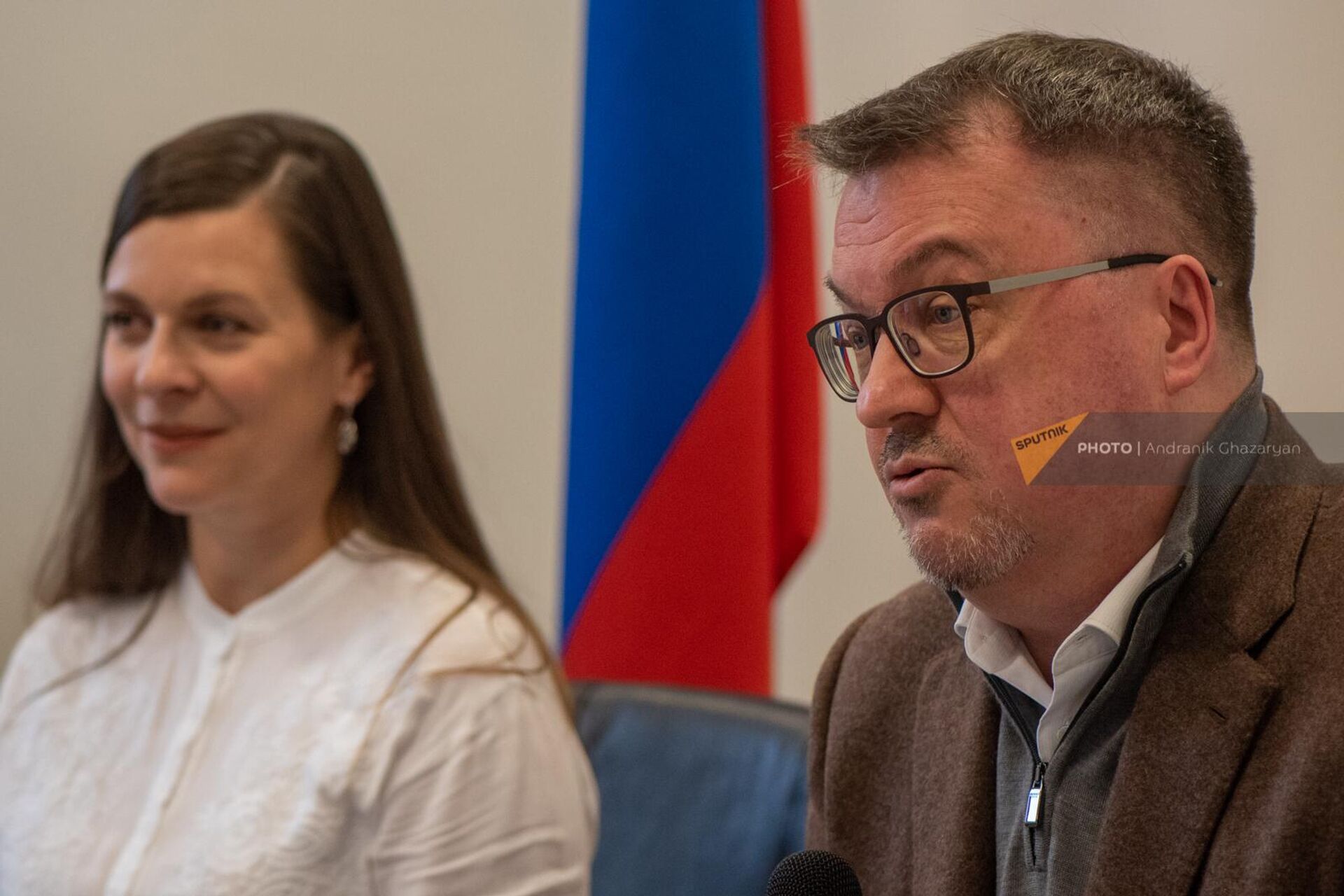 Встреча с творческой интеллигенцией в Русском Доме (23 декабря 2022). Еревaн Встреча с творческой интеллигенцией в Русском Доме (23 декабря 2022). Еревaн - Sputnik Армения, 1920, 23.12.2022