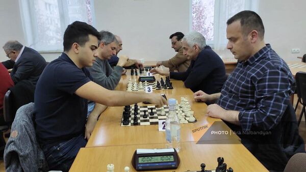 Команда Журналисты Армении на командном чемпионате по шахматам (24 декабря 2022). Еревaн - Sputnik Армения