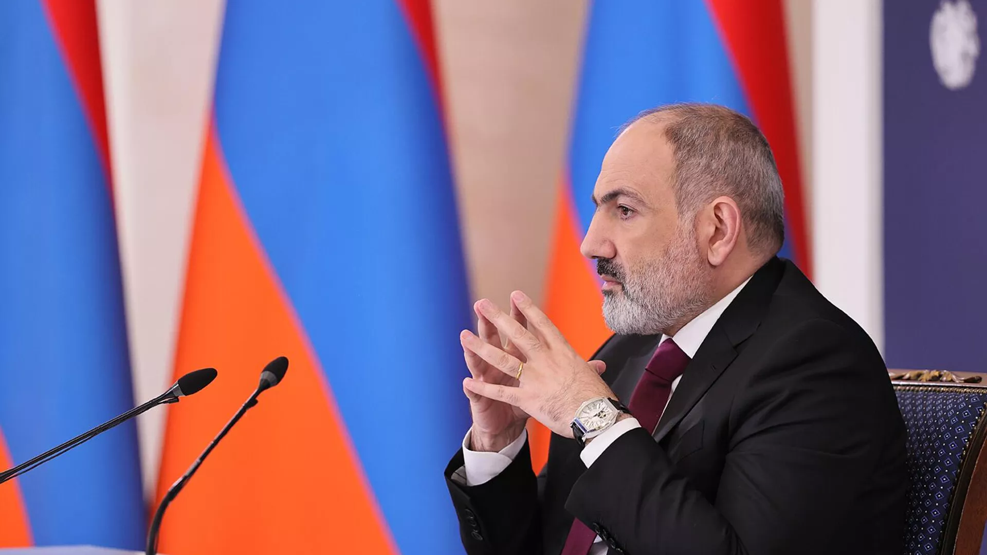 Пресс-конференция премьер-министра Никола Пашиняна (10 января 2023). Еревaн Пресс-конференция премьер-министра Никола Пашиняна (10 января 2023). Еревaн - Sputnik Армения, 1920, 10.01.2023