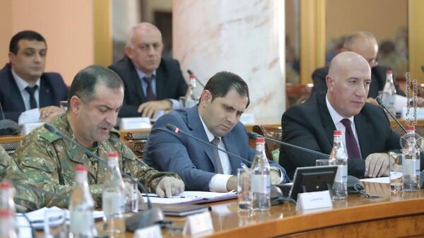 Заседание коллегии при министре обороны под председательством Министра обороны РА Сурена Папикяна (26 января 2023). Еревaн - Sputnik Армения