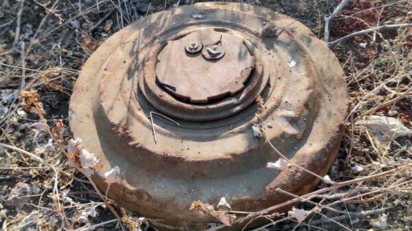 Найденная мина в квартале Мугни Аштарака - Sputnik Армения